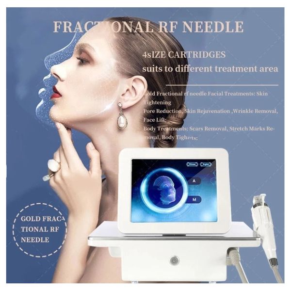 

2 in 1 cold hammer fractional microneedling secret rf machine for acne scars repair wrinkle remover skin rejuvenation face lift device