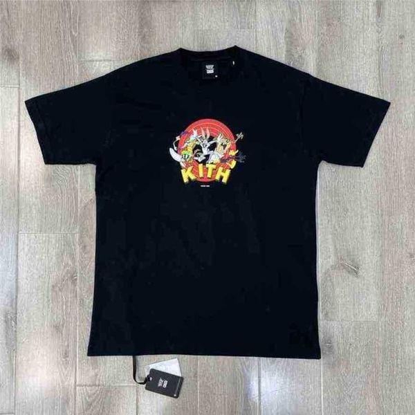 

clothing men's t-shirts kith cartot shirtson men numerous women anime animals print t short sleeve 49j2, White;black