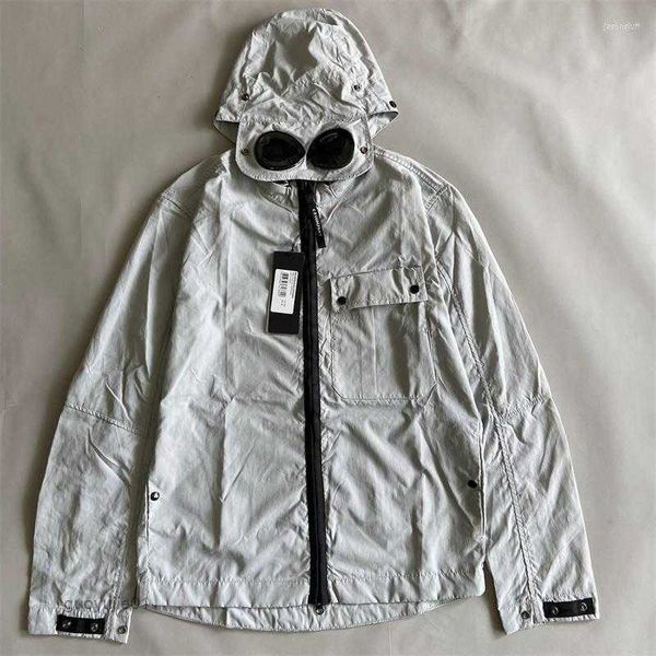 

men's jackets black jacket spring and autumn hooded cp multi pocket lens decoration cotton material casual zipper thin yi0q, Black;brown