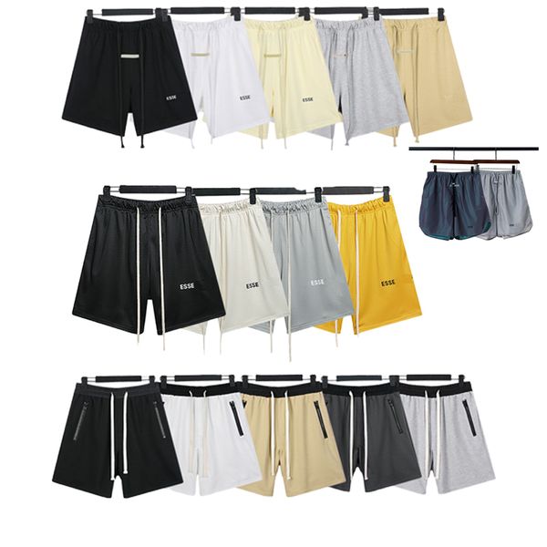 

europe and the united states, the new double-line shorts men esse cotton shorts men leisure fitness exercise trend, White;black