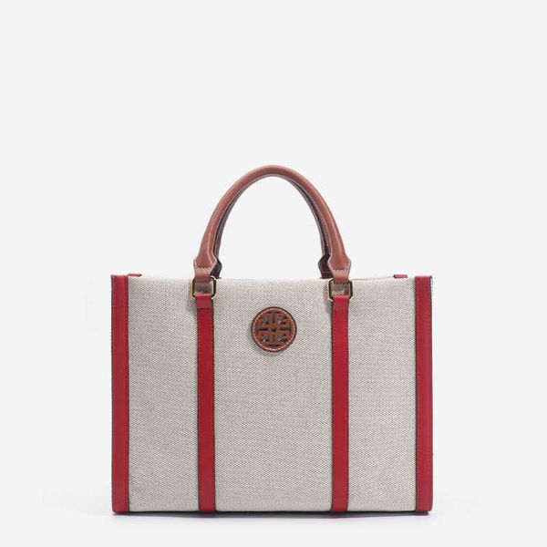 

2023 luxury bags luxury tb new premium canvas commuter shoulder simple tote bag