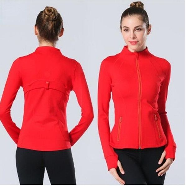 

lulus yoga sweatshirts gym coat running align women's long sleeves solid color nude jacket sports shaping waist tight loose fiess202