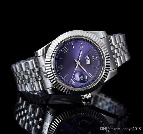 

luxury black dial men's watch with calendar, folding clasp, and 40mm dial size. perfect gift for men who appreciate fashion and functio, Slivery;brown