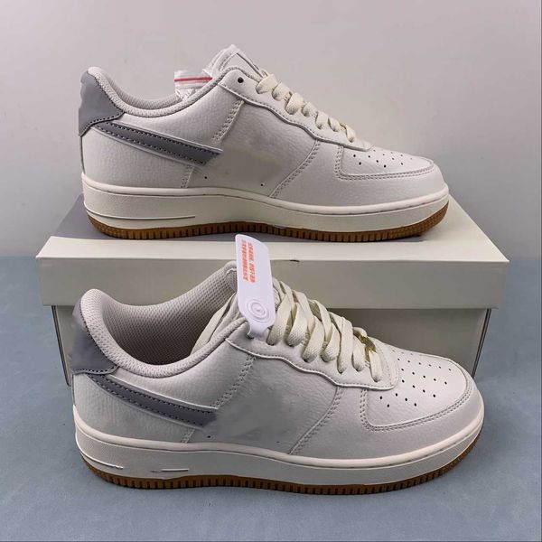 

basketball shoes af 1 beige light grey fashion sport sneakers chaussures ship with box