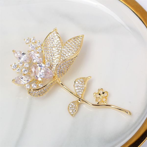 

pins brooches diy accessories copperplated zircon swan dragonfly variety of pearl empty sweater cardigan femininity 230727, Gray