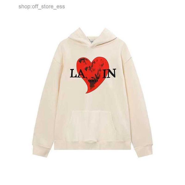 

2023 galleries hoodie lanvin hoodie new cotton soft anti-wrinkle retro decorative printing letters casual student lovers short sleeve 34 n1p, Black
