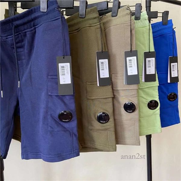 

men's shorts cp casual sports companys men's loose pants loose sweatpants trendy garment dyed, White;black