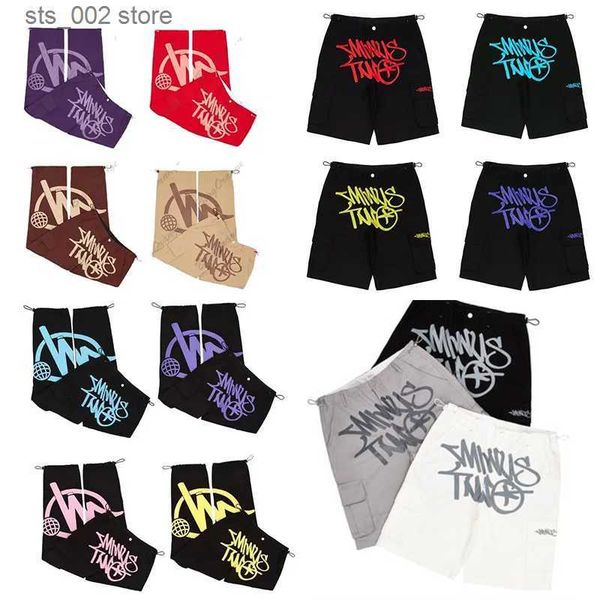 

men's pants streetwear y2k cargo pants harajuku hip hop minus two cargo y2k graphic oversized black pants men women gothic wide leg tro