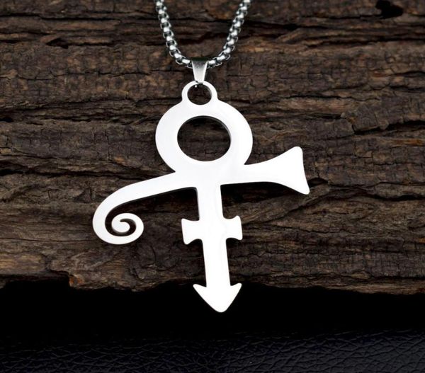 

stainless steel prince symbol necklace0123456789104088531, Silver