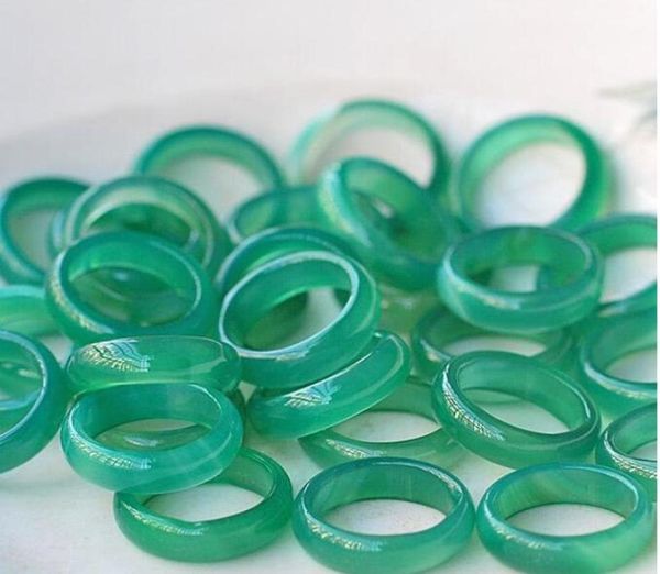 

100 natural fine jade in mix size ring c20123456782118126, Silver