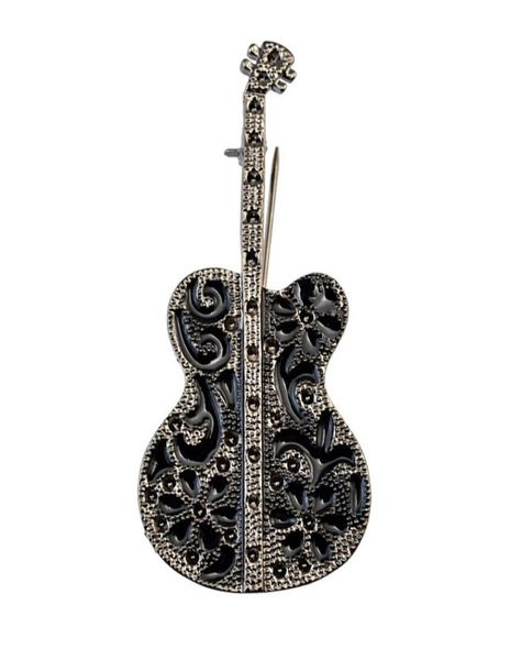

whole fashion broches guitar man brooch musical instrument brooches corsage dress gift accessory brooch2893580, Gray