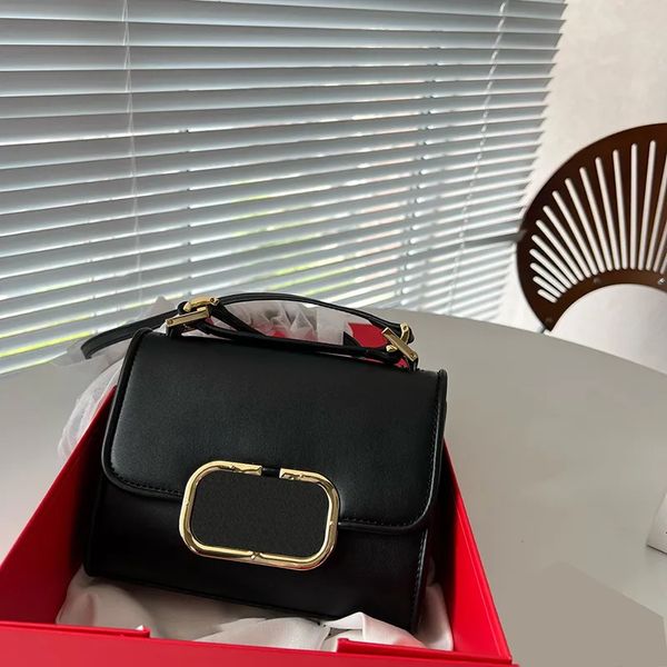 

designer bag shoulder bag fashion tote leather crossbody bag large metal logo makeup bag small square shoulder bag mobile wallet