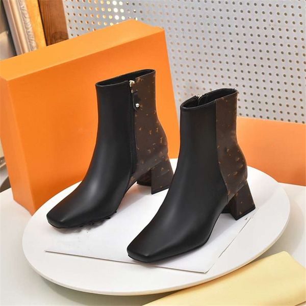 

luxury design boots 2023 luis fashion women's work decoration snow skid anti slip knight boots martin boots casual socks boots vuttonit, Black