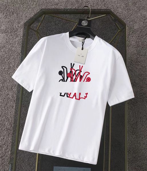 

designer men's t-shirts man woman luxury brand tees t shirt summer round neck short sleeves outdoor fashion leisure pure cotton letters, White;black