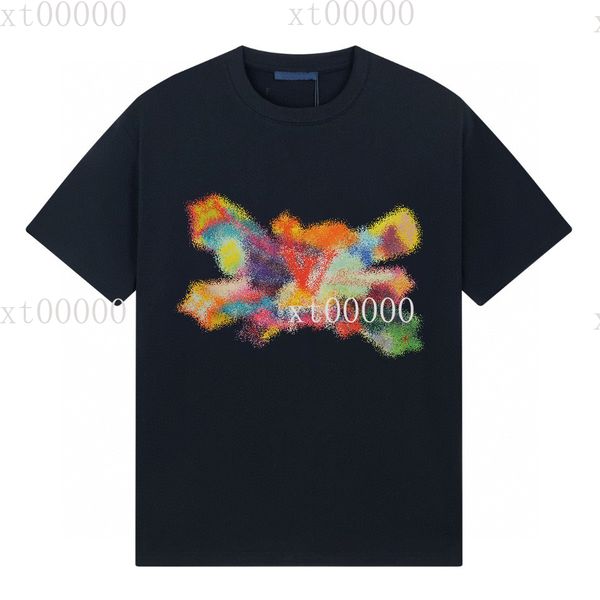 

22ss designer letter printed t shirts tee sweatshirt fashion high street short sleeves summer casual t-shirt breathable men women crew neck, Black;brown