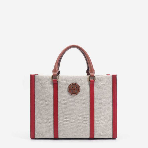 

2023 new luxury bags luxury tb premium canvas commuter shoulder simple tote bag