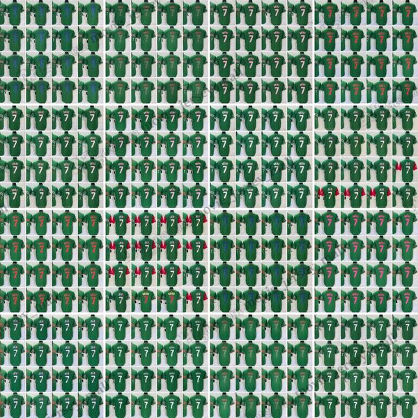 

julio urias baseball jerseys world cup color matching green stitched jersey men size s-xxxl, Blue;black