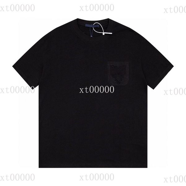 

22ss designer letter printed t shirts tee sweatshirt fashion high street short sleeves summer casual t-shirt breathable men women crew neck, Black;brown