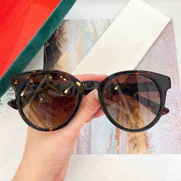 

0638 round sunglasses havana brown shaded women sunnies gafas de sol designer sunglasses occhiali da sole uv400 protection eyewear, White;black