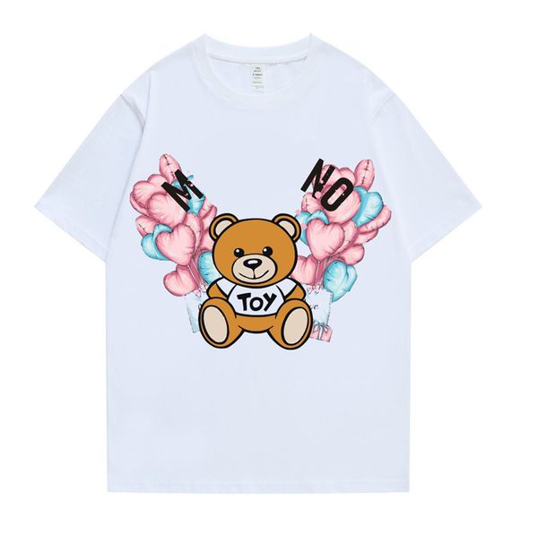 

2023 spring and summer new short-sleeved t-shirt with extremely high-density mercerized beaded ground, very delicate, good texture, cool and, White;black