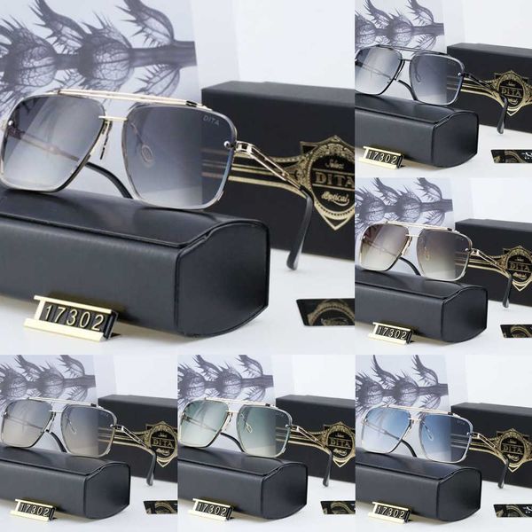 

r dita 17302 sunglasses men's and women's metal retro fashion designer black glasses door all match uv 400 polaroid lens 1e0p, White;black