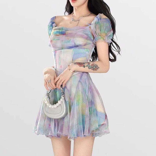 

item title dyed fishbone dress summer womens a line tutu skirt dopamine, Black;gray