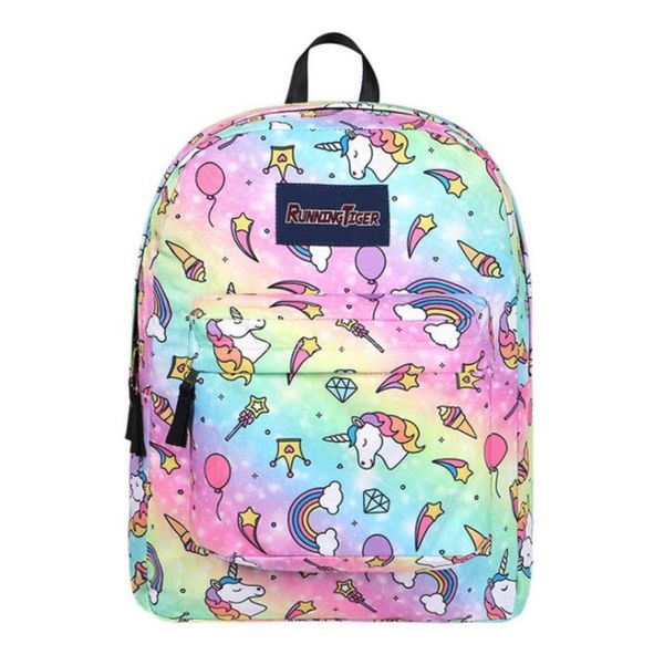 

fashion 16 inch travel backpacks cute unicorn backpack school bags bookbags lapshoulder bags for girls2723608