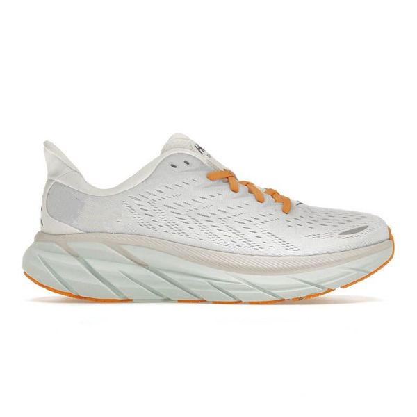 

hoka one one clifton 8 9 hokas running shoes bondi 8 white black coastal sky shifting sand airyvibrant orange carbon x 2 sneakers women men