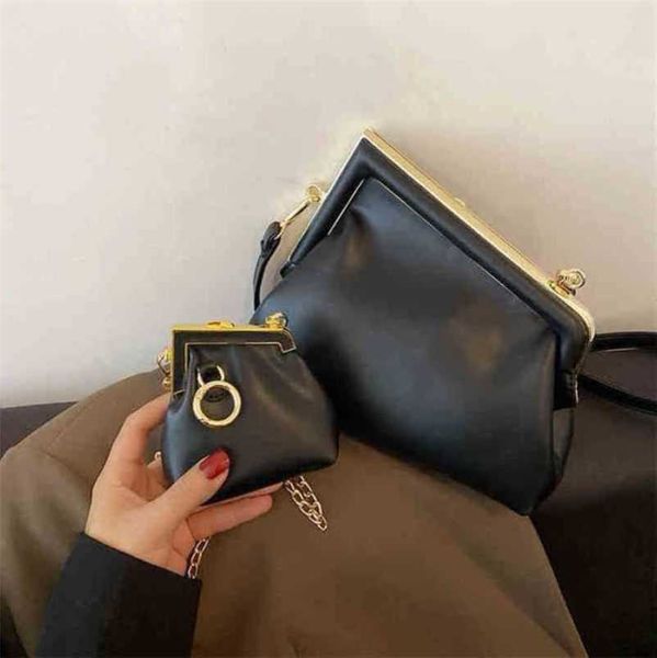 

designer luxury bags female clip popular shoulder mini messenger chain db4a