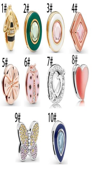 

s925 sterling silver jewelry diy beads and bracetes fits style charm for bracelets for european gold silver bracelet&collier8930175, Black