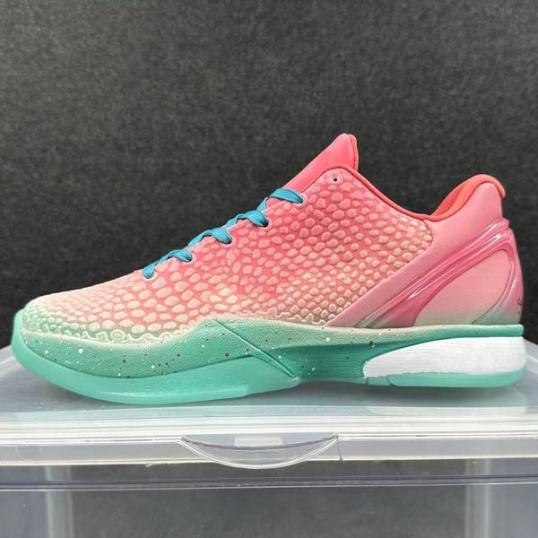 

2023 black mamba 6 protro pink reverse grinch basketball shoes 6s bright crimson electric green men women sport shoes size 7-12
