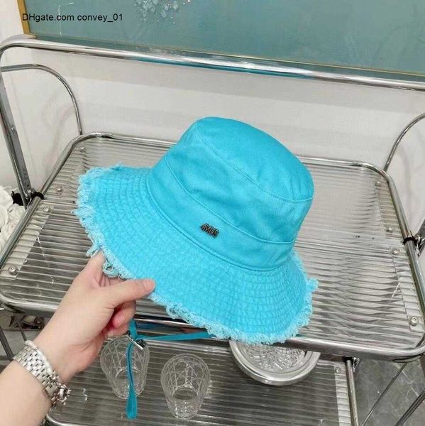 

mens designer hat womens bucket hat casquette bob leisure outdoor wide brim hats fashion canvas bucket hat beach trip sun hat women's c, Blue;gray
