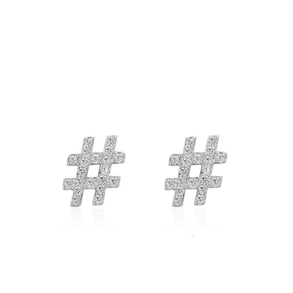 

hoop huggie de4 flower earrings for wedding luxury crystal cubic zirconia fashion design women 230727, Golden;silver