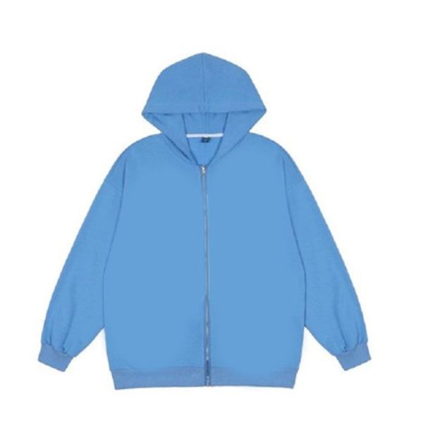 

autumn and winter solid color simple commuting multi color sweater fashion hooded casual versatile top, Black