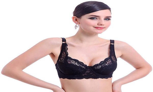 

underwear push up bras 34 padded lace sheer cup b only women bra6412784, Red;black