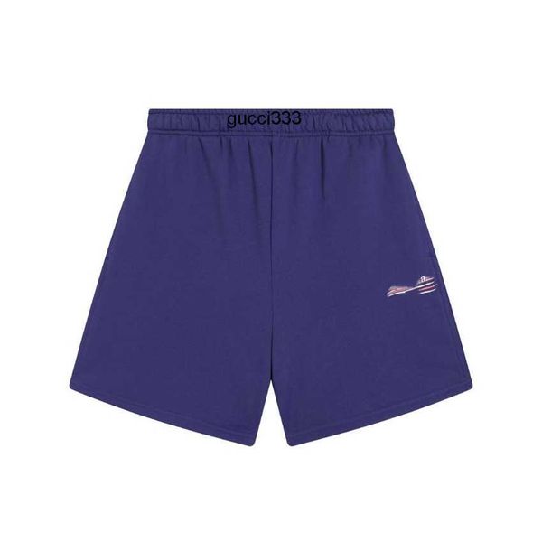 

beach xs- pants balencigaly jeans men's 02-06 shorts casual wrinkle-resistant men's printed decoration letters summer balencaigal, White;black
