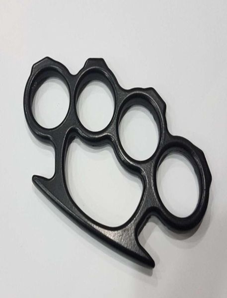 

10pcs silver black gold three colors thin steel brass knuckle dusters self defense personal security women039s and men039s s6501850