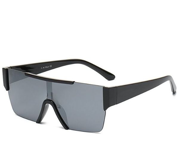 

sunglasses for women and men summer style anti-ultraviolet retro plate square full frame eyeglasses random box, White;black