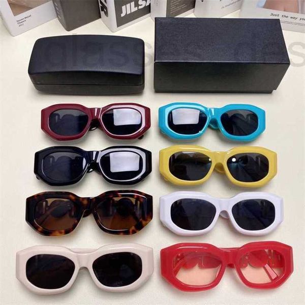 

sunglasses designer new small frame head women fashion ins same ve4088 c366, White;black