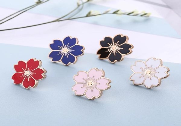 

beautiful cherry blossoms flower pastel hard enamel pin charm plant flowers golden brooch romantic art badge unique jewelry gift3394492, Gray