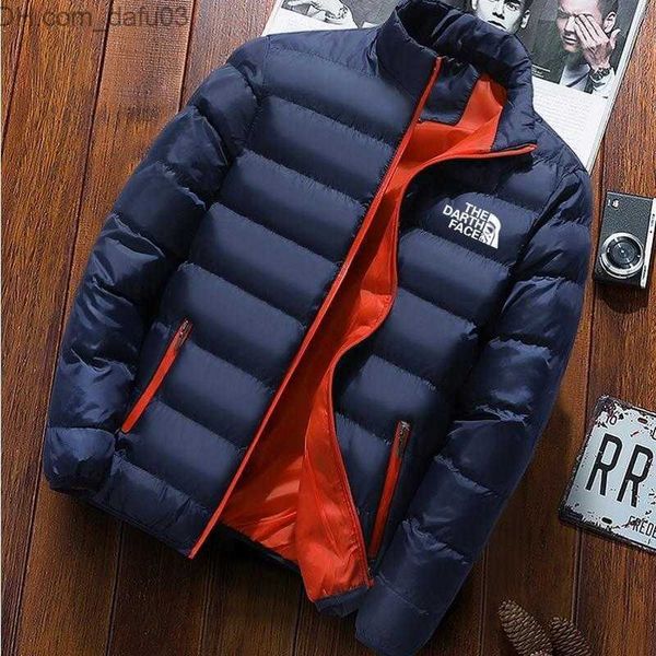 

men's down parkas xxxxl new winter jacket men fashion stand collar male parka jacket mens solid thick jackets and coats man parkas 2010, Black