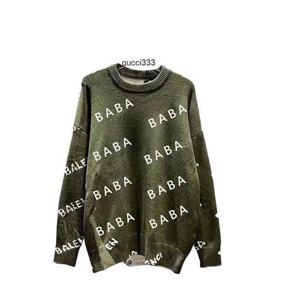 

long warm with sweaters designer keep sweater autumn sweater pullovers letters winter balencaigaly clothes women hoodies balencigaly, White;black