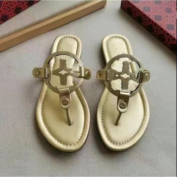 

luxury brand sandals for women flip flops slippers summer real leather classics breathable sandals flat shoes outdoor summer beach casual sh, Black