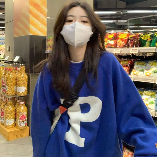 

women's sweaters deeptown harajuku blue sweater women korean fashion knitted female jumper vintage preppy knitwear oversized hippie str, White;black