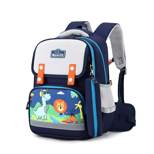 

luxury designer bag polyester nylon fabric spine and waist protection backpack primary school astronaut schoolbag super light cartoon backpa