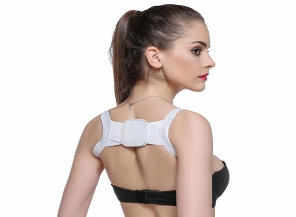 

1pc body support corrector polyester adjustable therapy posture shoulder back support belt brace back corrector braces supports he5498914
