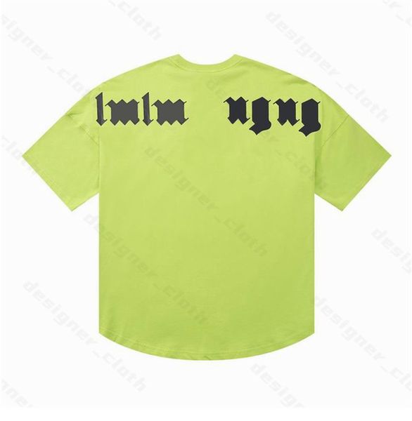 

2023 spring and summer new short-sleeved t-shirt heavy industry design with high-end fabrics while incorporating character elements same sty, White;black