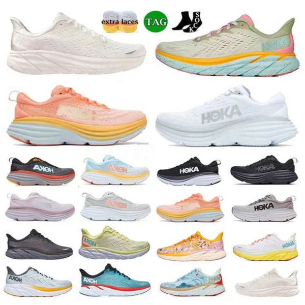 

hokas shoes hoka one running shoes clifton 8 9 bondi 8 9 women men low mesh trainers sports sneakers size 36-45 05