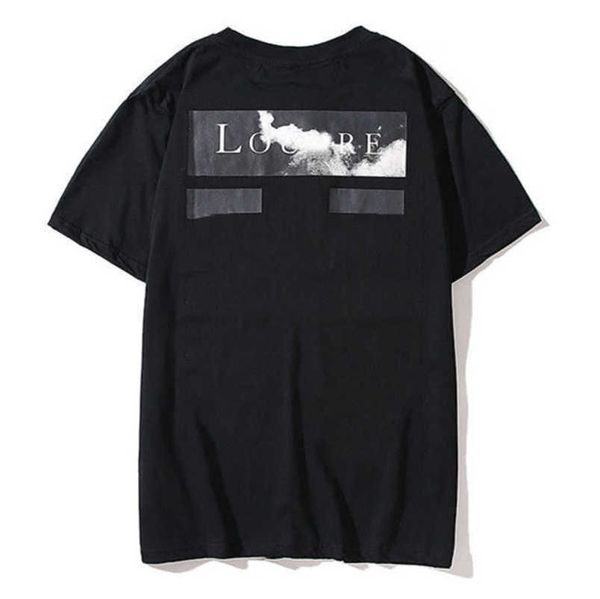 

classics men's t shirt luxury brand designer white black t-shirts fashion back arrow x printd man women eur size tees loose t-shirt hi