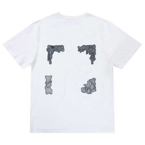 

luxuryoffs fashion men's t shirts brand offer t-shirts designer back arrow x printd men women eur size tees couples loose fat t-shirt, White;black